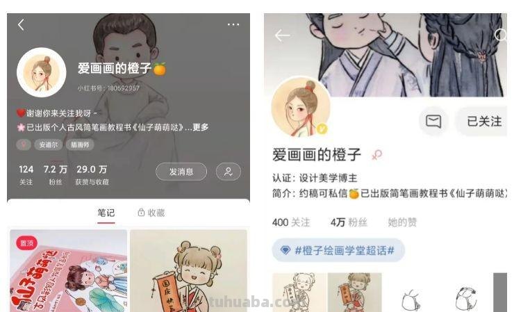 画技-20 可爱值+30，简笔国风小美人，这回你总能眼会手也会了吧