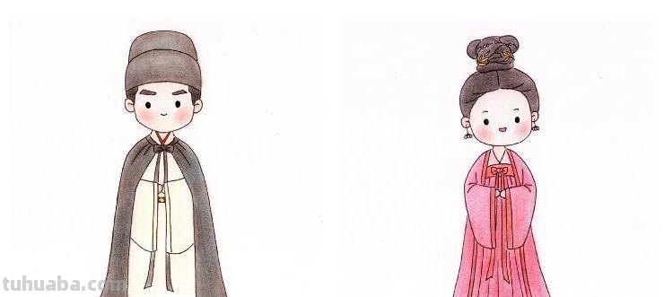 画技-20 可爱值+30，简笔国风小美人，这回你总能眼会手也会了吧