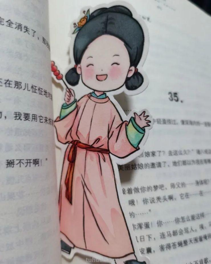 画技-20 可爱值+30，简笔国风小美人，这回你总能眼会手也会了吧