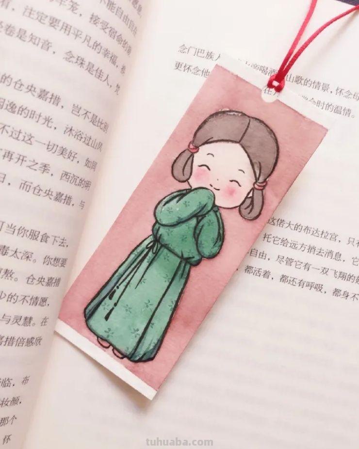 画技-20 可爱值+30，简笔国风小美人，这回你总能眼会手也会了吧