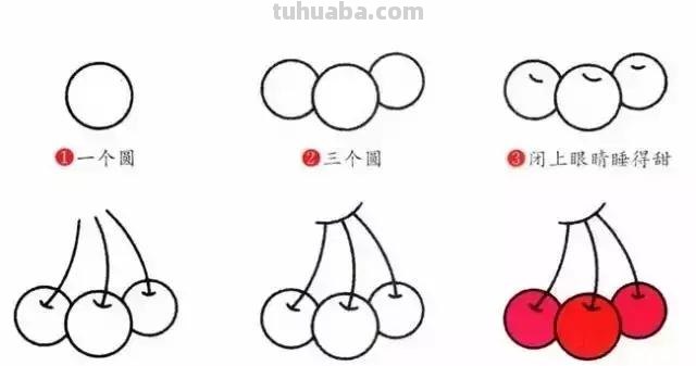 简笔画｜超详细动物水果简笔，让孩子从此爱上画画，建议先收藏！