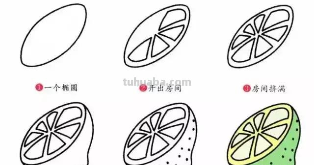 简笔画｜超详细动物水果简笔，让孩子从此爱上画画，建议先收藏！