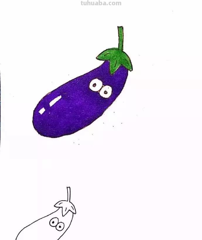 简笔画 - 超萌蔬菜简笔画，简单好画，一学就会，为孩子收藏！