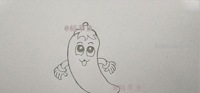 7款儿童简笔画教你画卡通蔬菜表情大作战 学会察言观色提高审美