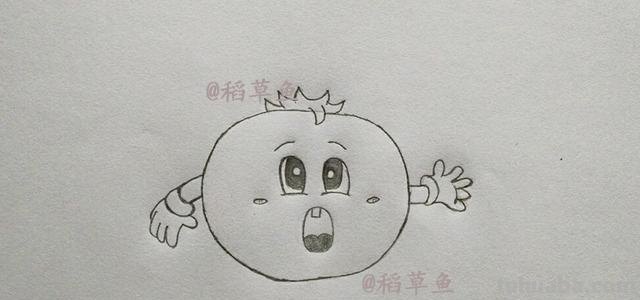 7款儿童简笔画教你画卡通蔬菜表情大作战 学会察言观色提高审美