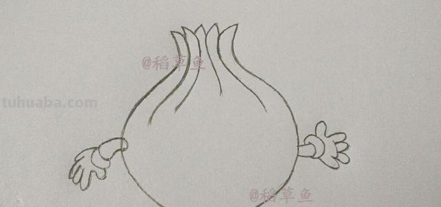 7款儿童简笔画教你画卡通蔬菜表情大作战 学会察言观色提高审美
