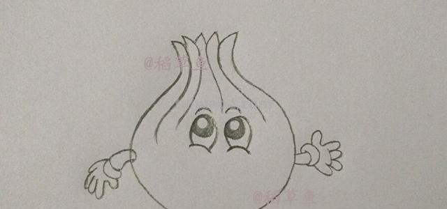 7款儿童简笔画教你画卡通蔬菜表情大作战 学会察言观色提高审美