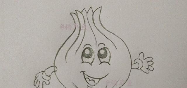 7款儿童简笔画教你画卡通蔬菜表情大作战 学会察言观色提高审美