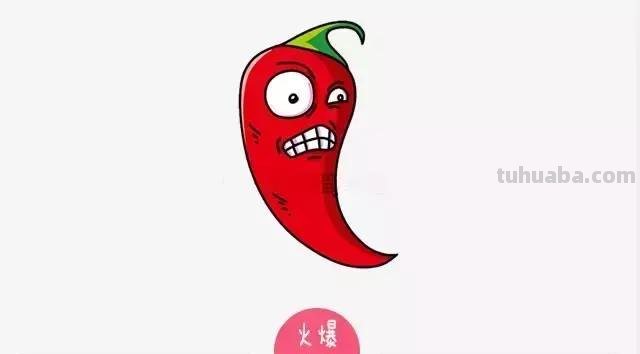 简笔画 - 儿童蔬菜简笔画教程：火爆的辣椒，家长收藏学习！