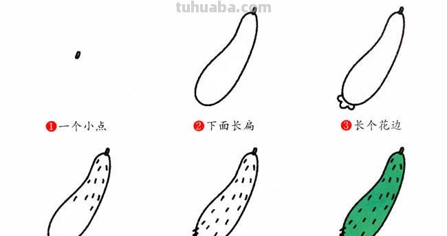 简单易学的蔬菜简笔画，快让孩子学着一起画吧！