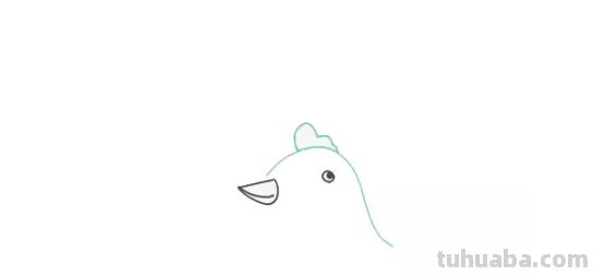绘画教程：胖胖的小母鸡，快带宝宝画起来