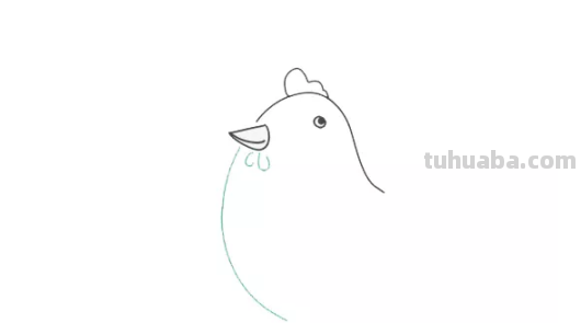 绘画教程：胖胖的小母鸡，快带宝宝画起来