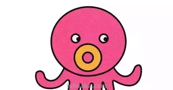 简笔画｜幼儿简笔画，10种海洋生物详细教程，还有颜色喔，收藏！