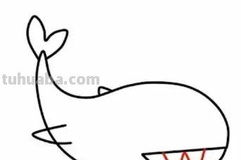 「儿童简笔画」大海里最凶猛的大白鲨的绘画步骤 「儿童简笔画」大海里最凶猛的大白鲨的绘画步骤
