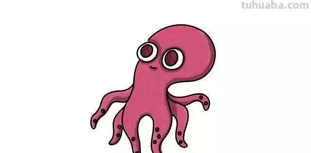 简笔画教程，只需几步画出海洋里的小伙伴：章鱼、海马、鲸鱼