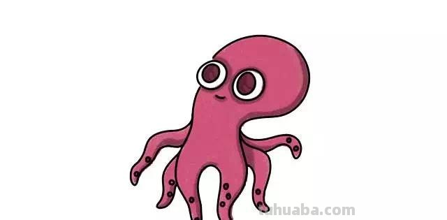 简笔画教程，只需几步画出海洋里的小伙伴：章鱼、海马、鲸鱼