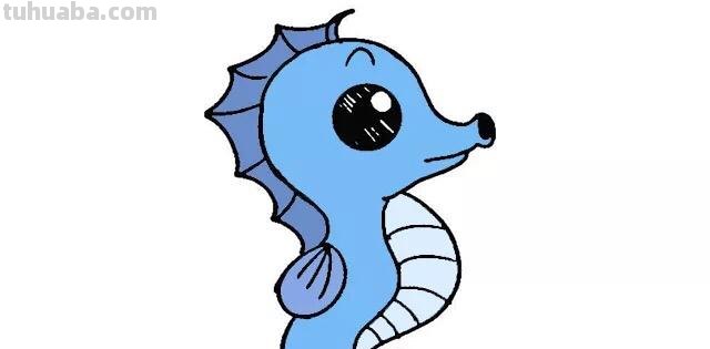 简笔画教程，只需几步画出海洋里的小伙伴：章鱼、海马、鲸鱼