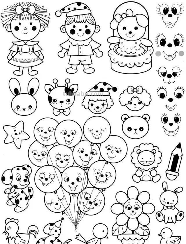 各种小动物的100种简笔画法，超级实用的素材