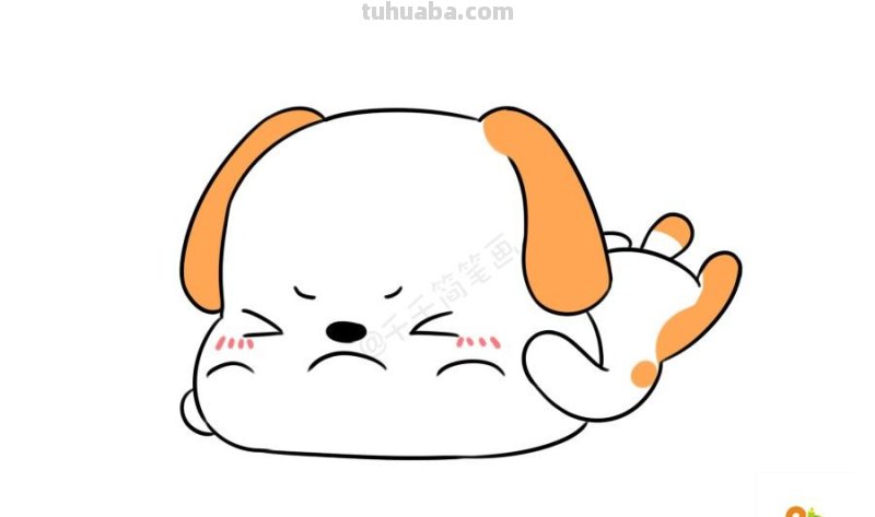 18种超级可爱的汪星人简笔画，不同画法的狗狗，好萌！