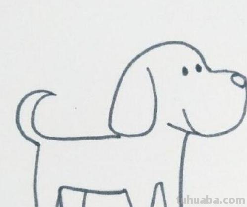 动物简笔画教程：斑点狗怎样画？简笔画步骤图，爱画画的小朋友看