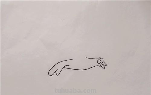 儿童简笔画教程：如何用蜡笔画出飞翔的海鸥？