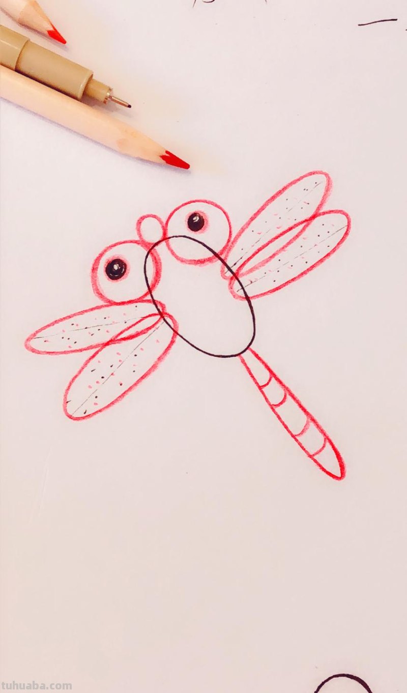 手账简笔画素材-10秒钟学会天上会飞的动物，超萌超简单！