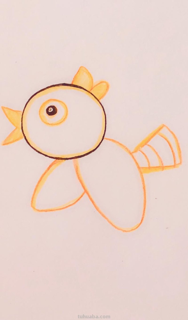 手账简笔画素材-10秒钟学会天上会飞的动物，超萌超简单！