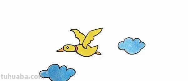 每天学一幅简笔画-大雁简笔画步骤画法教程