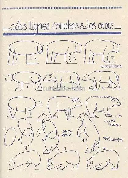 简笔画不会画？教你11种动物简笔画线稿，学会画简笔画很简单