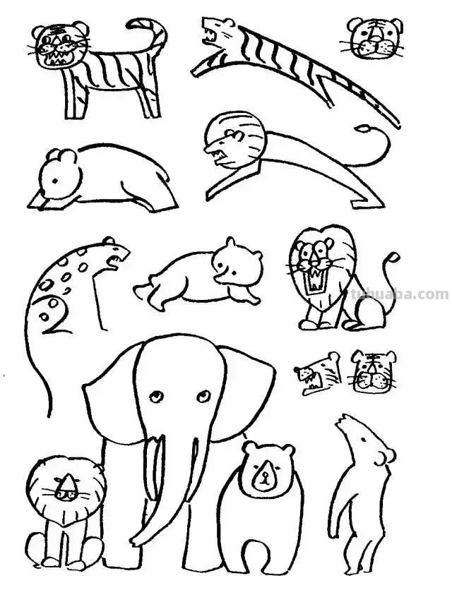 简笔画｜超详细动物简笔画教程，一学就会，快为孩子收藏！