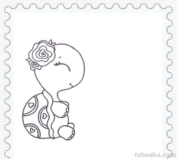 儿童简笔画精选「卡通」-乌龟(Tortoise) 儿童简笔画精选「卡通」-乌龟(Tortoise)