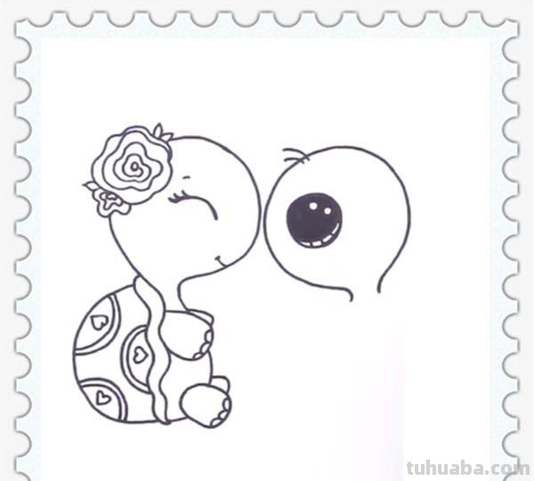 儿童简笔画精选「卡通」-乌龟(Tortoise) 儿童简笔画精选「卡通」-乌龟(Tortoise)