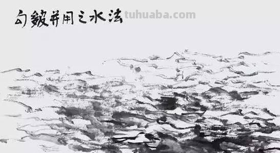 水的各类画法图例示范