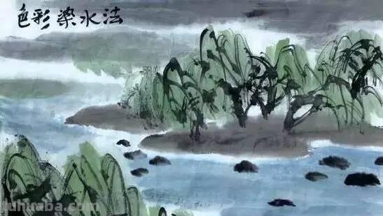 水的各类画法图例示范