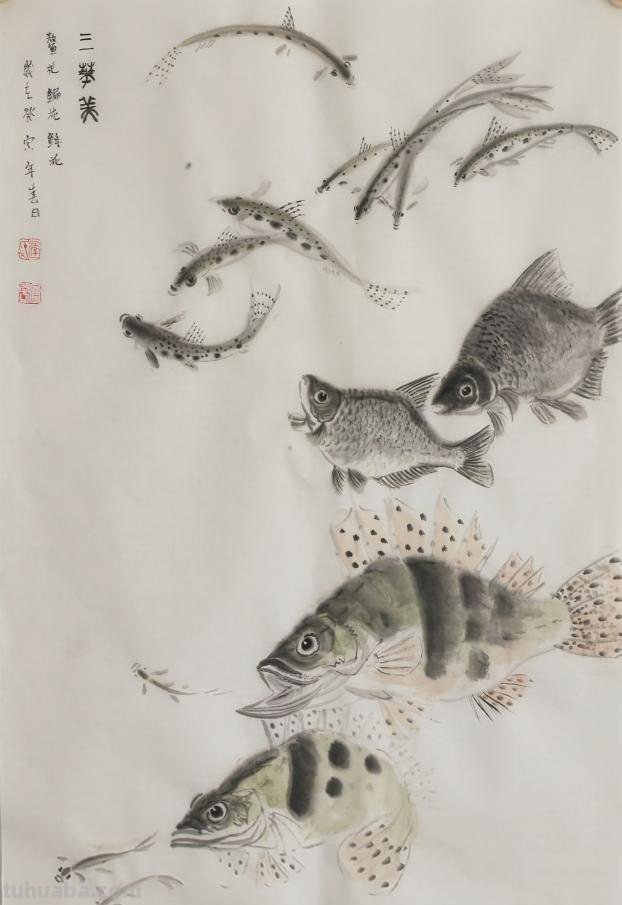 书画丹青绽放龙江-华夏鱼画第一人迟凤阁绘画赏析
