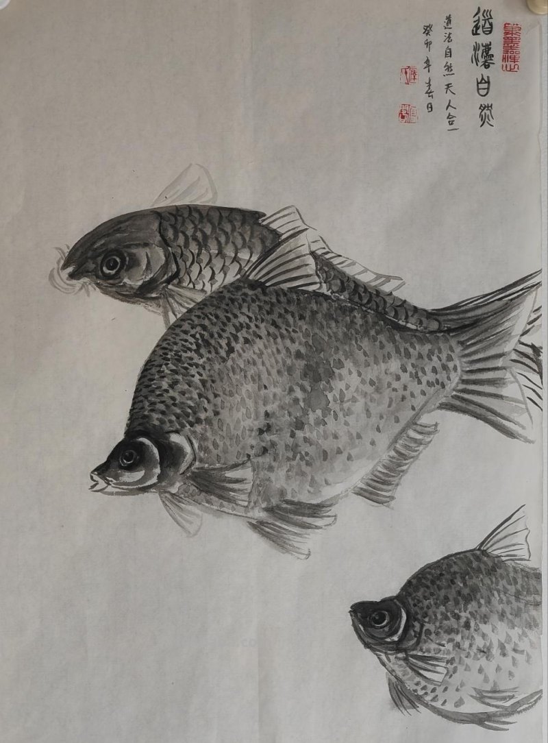 书画丹青绽放龙江-华夏鱼画第一人迟凤阁绘画赏析