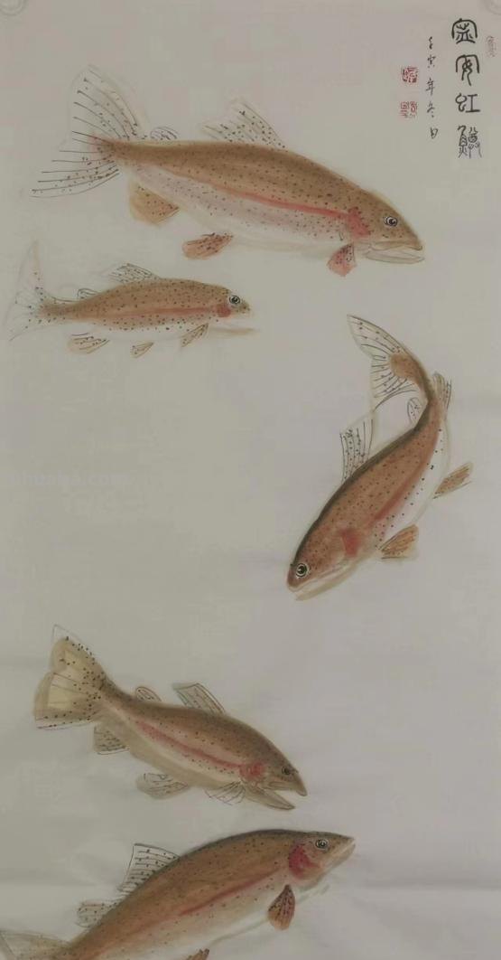 书画丹青绽放龙江-华夏鱼画第一人迟凤阁绘画赏析