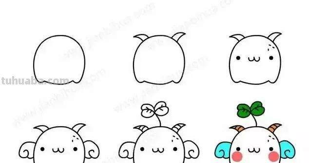 各种小动物的简笔画，不要说不会画哦
