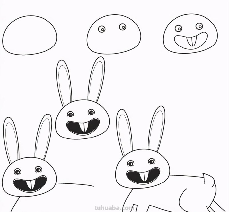 孩子想要画画，你不会教？9种动物简笔画线稿教你画，简单易学