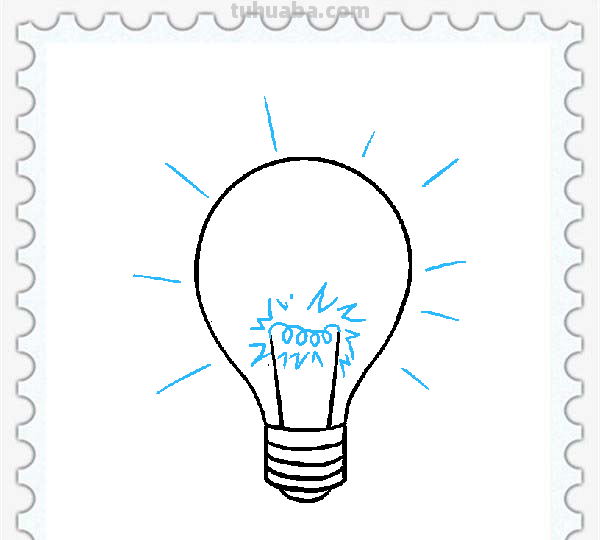 儿童简笔画精选「家电」-如何画一个灯泡(Bulb) 儿童简笔画精选「家电」-如何画一个灯泡(Bulb)