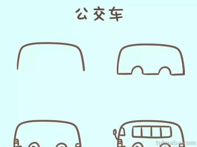 交通工具简笔画，父母可以陪孩子画个够
