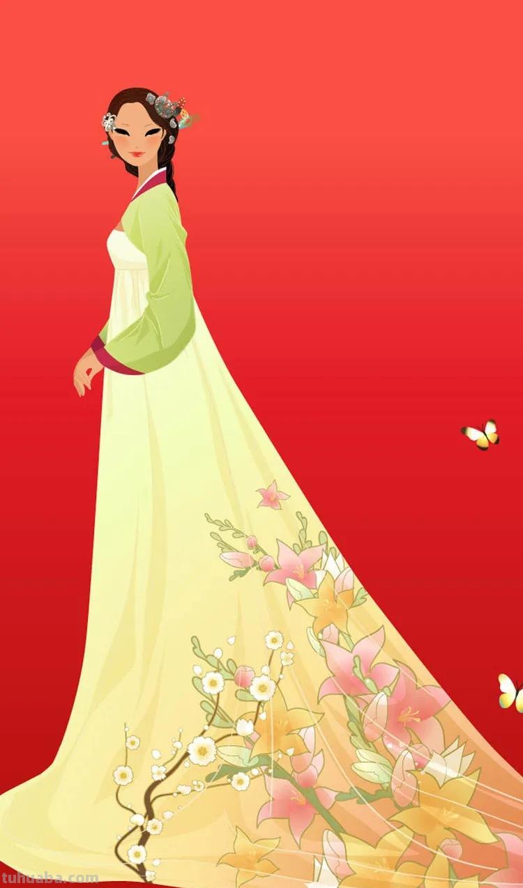 绘画朝鲜服饰