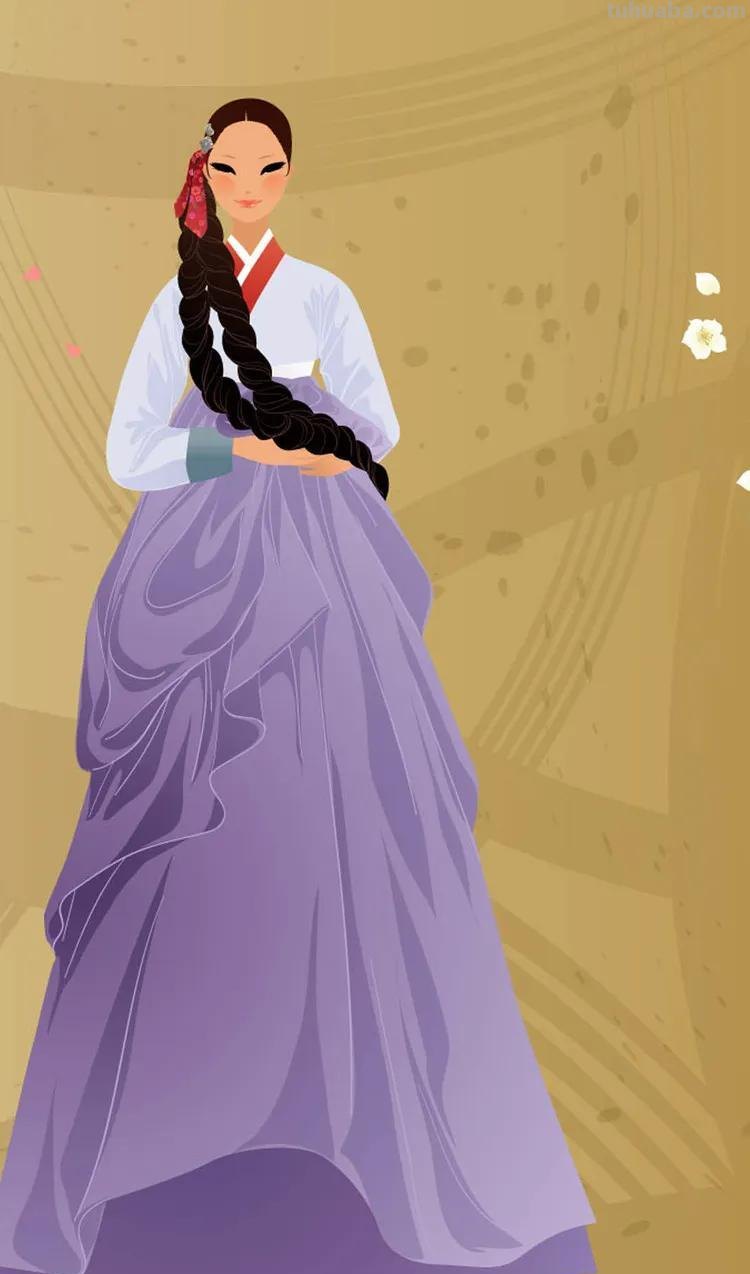 绘画朝鲜服饰