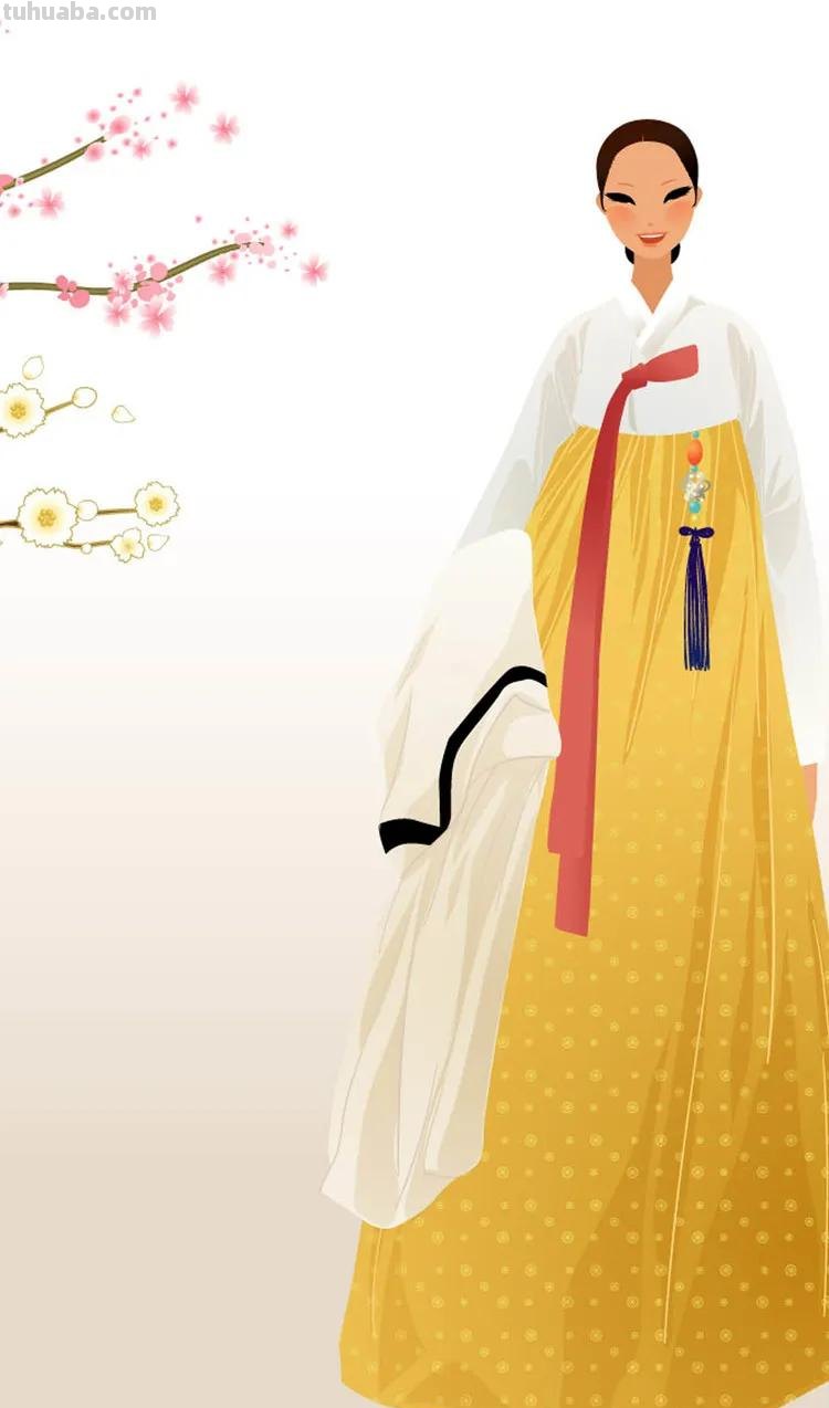 绘画朝鲜服饰