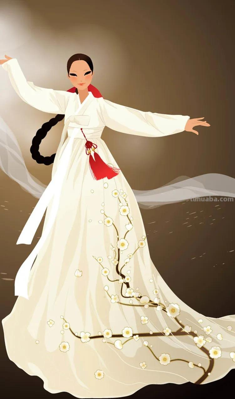 绘画朝鲜服饰