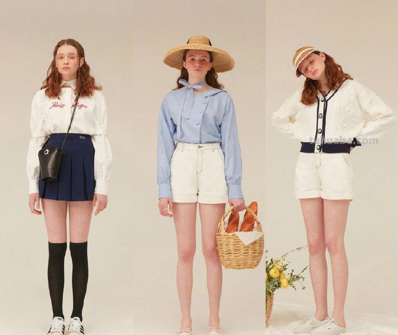 「绘画参考」 27种可爱的少女感服饰搭配 O!Oi SS 2020​​​（服装参考）