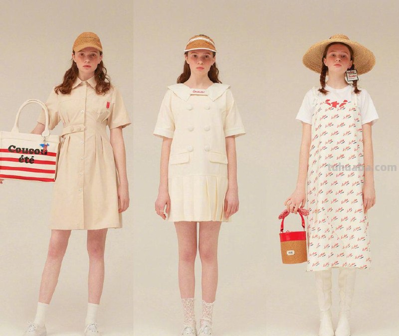 「绘画参考」 27种可爱的少女感服饰搭配 O!Oi SS 2020​​​（服装参考）