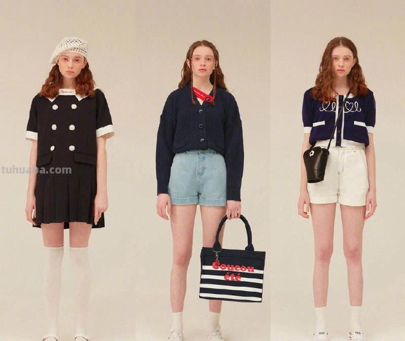 「绘画参考」 27种可爱的少女感服饰搭配 O!Oi SS 2020​​​（服装参考）