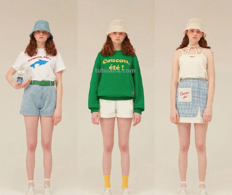 「绘画参考」 27种可爱的少女感服饰搭配 O!Oi SS 2020​​​（服装参考）