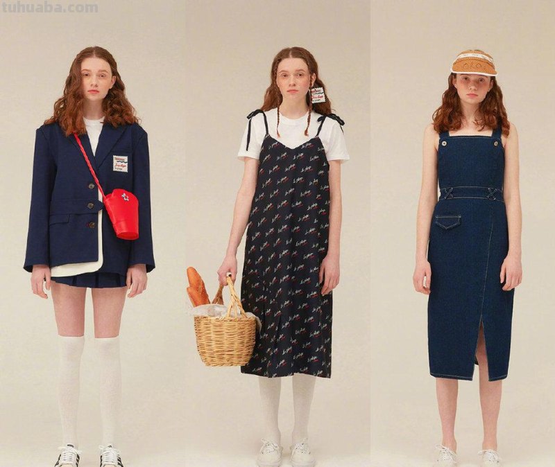 「绘画参考」 27种可爱的少女感服饰搭配 O!Oi SS 2020​​​（服装参考）
